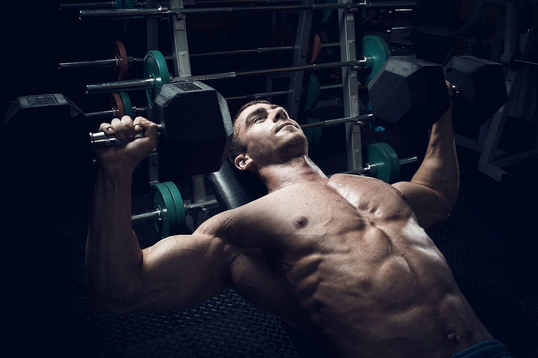 chest exercises with dumbbells