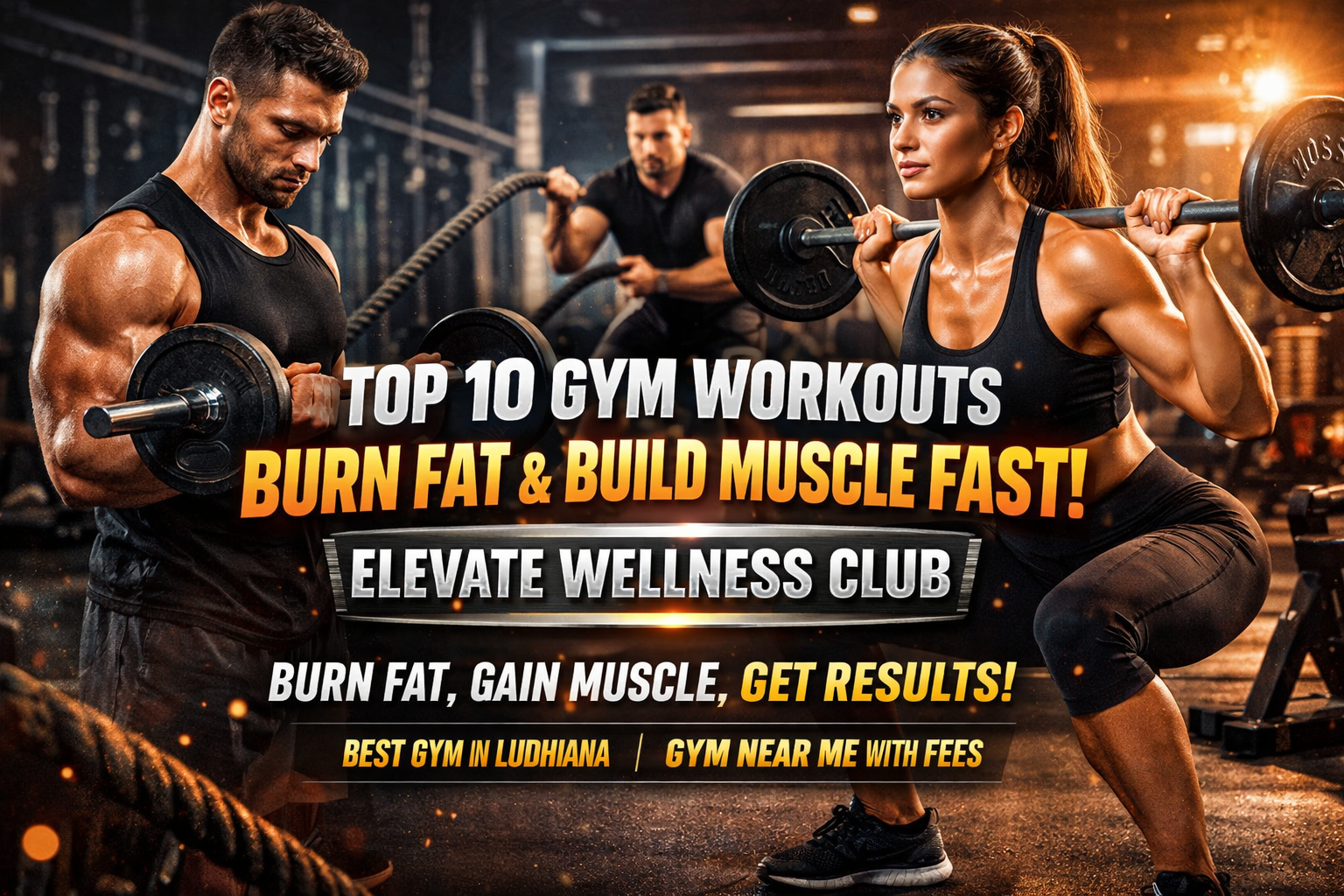 Top 10 Gym Workouts That Burn Fat & Build Muscle Quickly