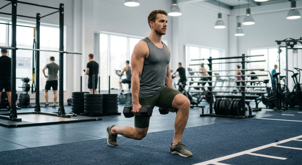 Dumbbell leg exercises for bigger and stronger legs